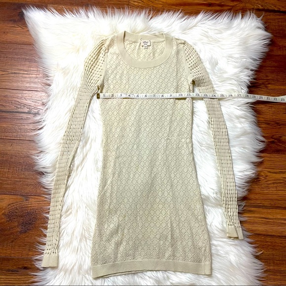 Wilfred Italian Yarn Women’s Ivory Sculpt Knit Stretch Long Sleeve Size XXS EUC - Picture 5 of 5